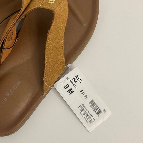 Club Room Men’s Riley Strap Flip Flop Sandals Size 9 - Picture 8 of 8